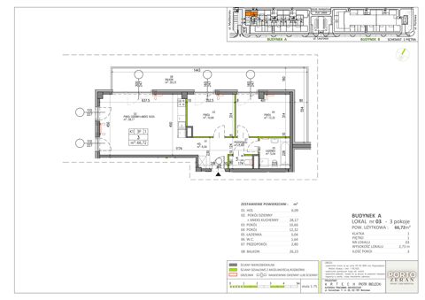 Plan 3 pok. 67m²