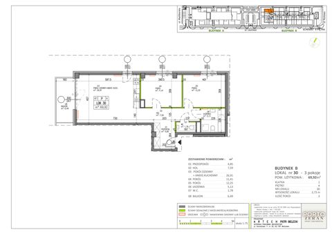 Plan 3 pok. 70m²