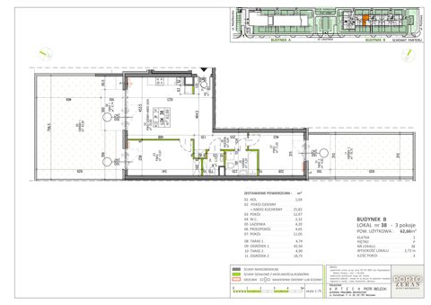 Plan 3 pok. 63m²