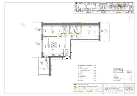 Plan 3 pok. 63m²
