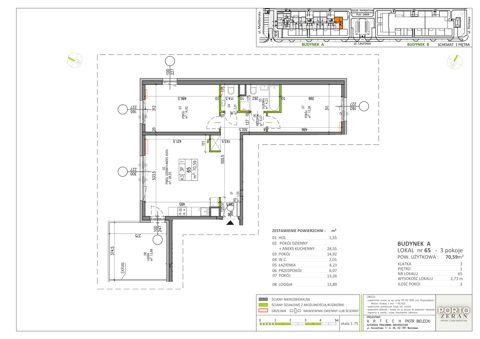 Plan 3 pok. 71m²