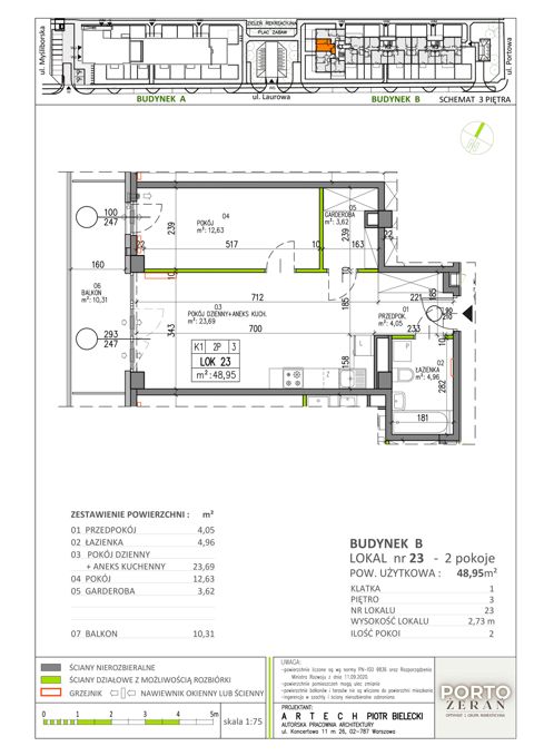 Plan 2 pok. 49m²
