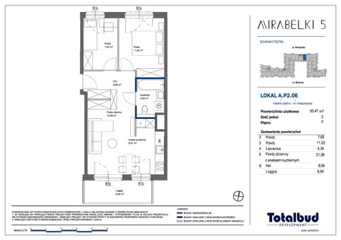 Plan 3 pok. 50m²