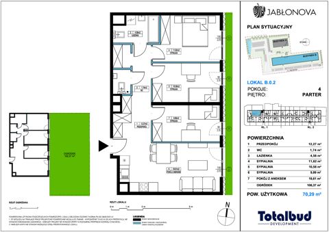 Plan 4 pok. 70m²