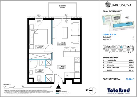 Plan 2 pok. 36m²