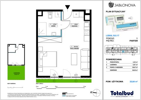 Plan 1 pok. 36m²