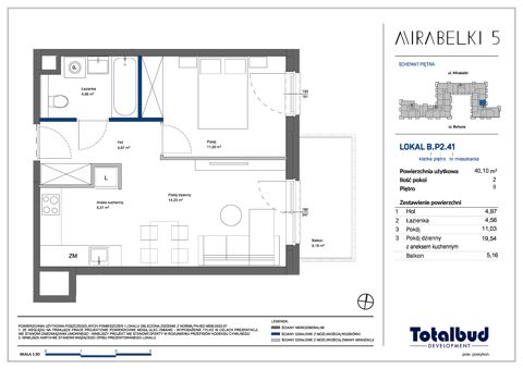 Plan 2 pok. 40m²