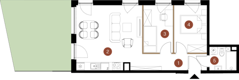 Plan 3 pok. 48m²