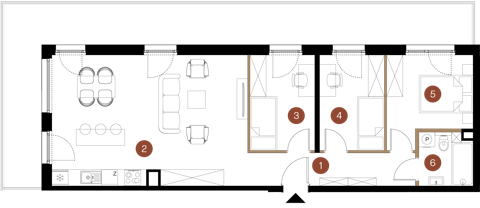 Plan 4 pok. 72m²