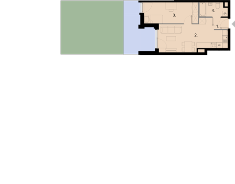 Plan 2 pok. 40m²
