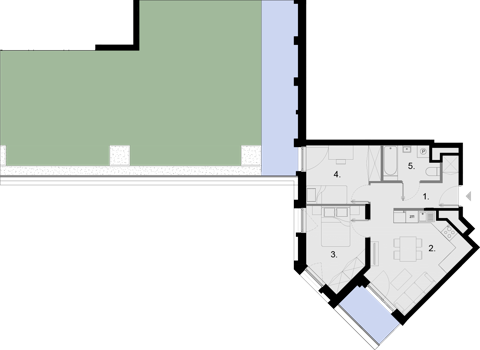 Plan 3 pok. 48m²