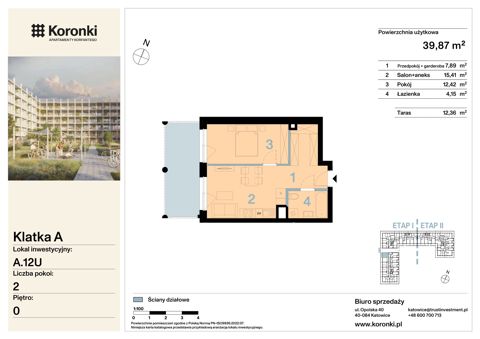 Plan 2 pok. 40m²
