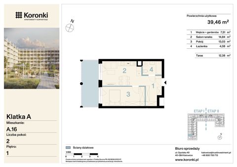 Plan 2 pok. 39m²