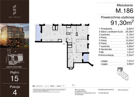Plan 4 pok. 91m²