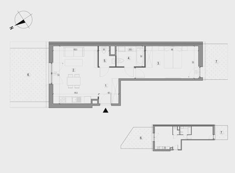 Plan 2 pok. 51m²