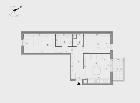 Plan 3 pok. 63m²