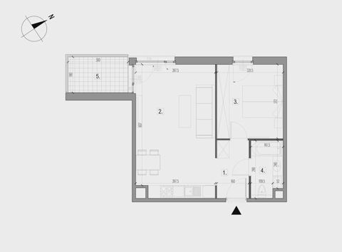 Plan 2 pok. 47m²