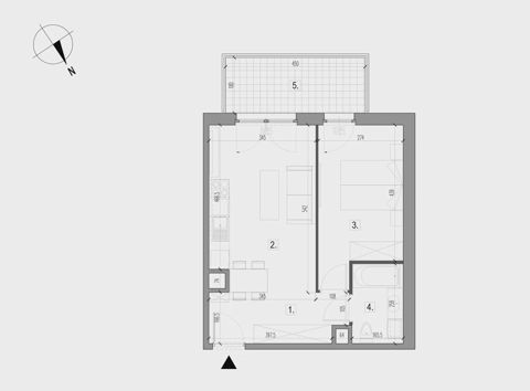 Plan 2 pok. 42m²