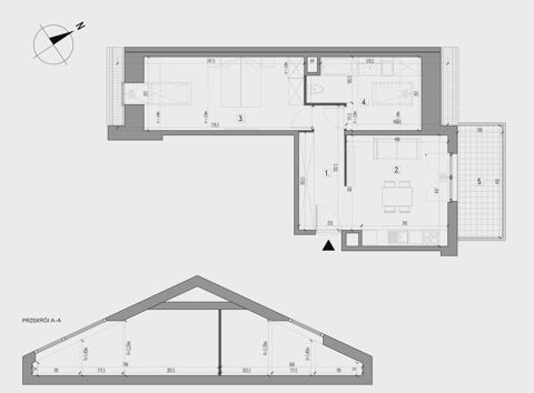 Plan 2 pok. 46m²