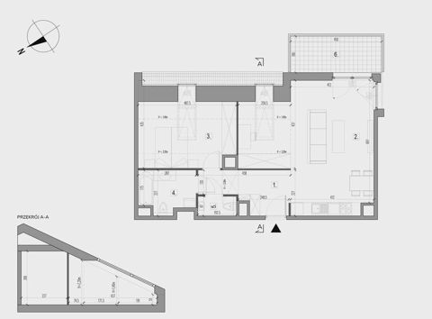 Plan 2 pok. 54m²