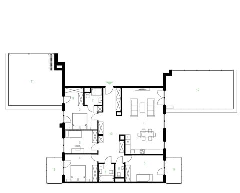 Plan 5 pok. 129m²