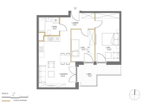 Plan 3 pok. 59m²