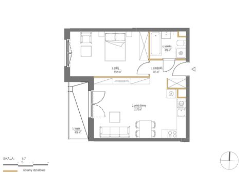 Plan 2 pok. 47m²