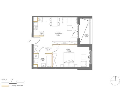 Plan 2 pok. 42m²