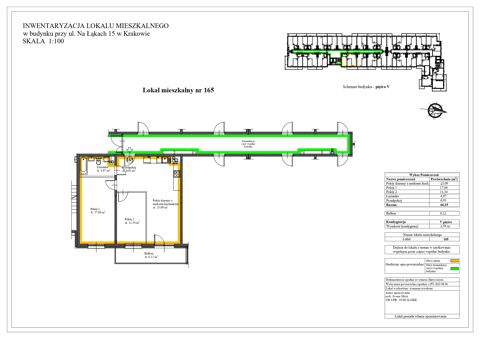 Plan 3 pok. 64m²