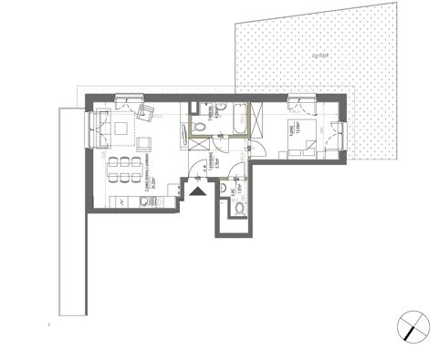 Plan 2 pok. 49m²