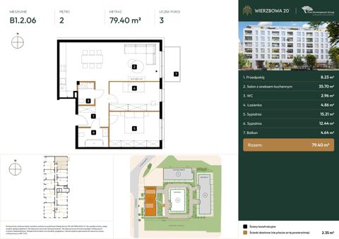 Plan 3 pok. 79m²