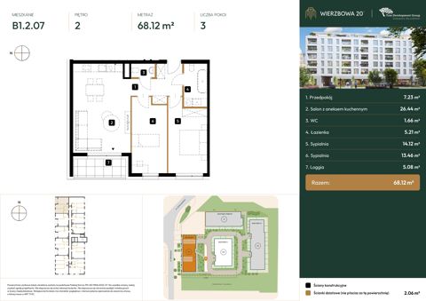 Plan 3 pok. 68m²