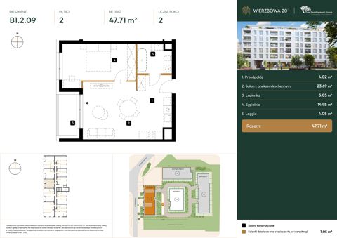 Plan 2 pok. 48m²