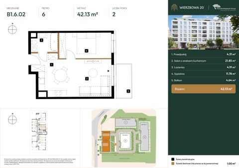 Plan 2 pok. 42m²
