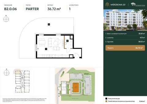 Plan 1 pok. 37m²
