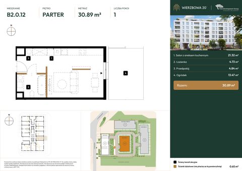 Plan 1 pok. 31m²