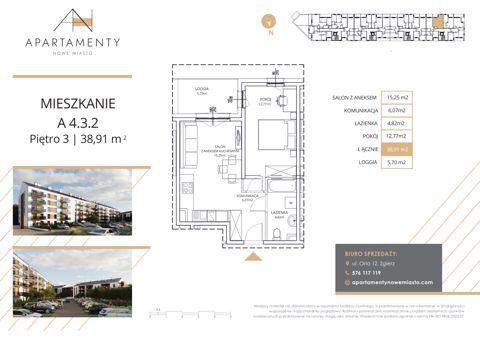Plan 2 pok. 39m²