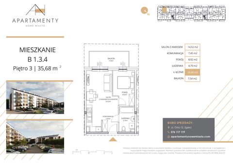 Plan 2 pok. 36m²