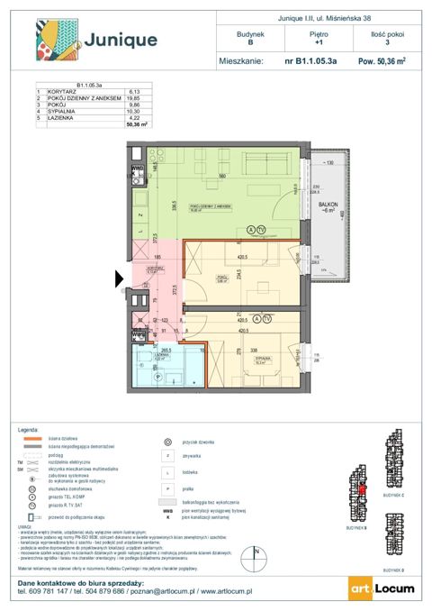 Plan 3 pok. 50m²
