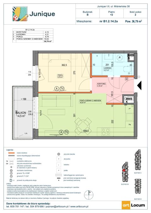 Plan 2 pok. 37m²