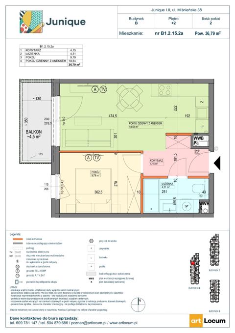 Plan 2 pok. 37m²