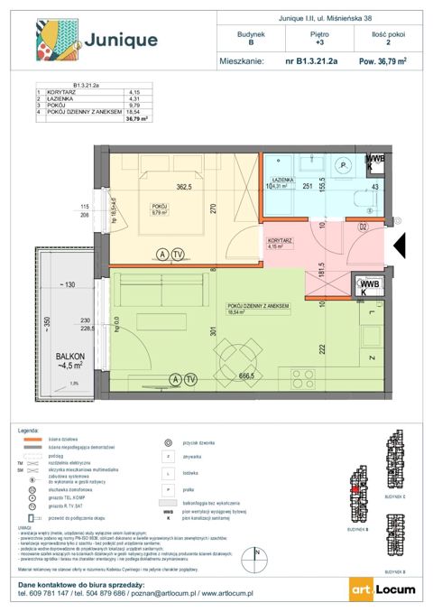 Plan 2 pok. 37m²