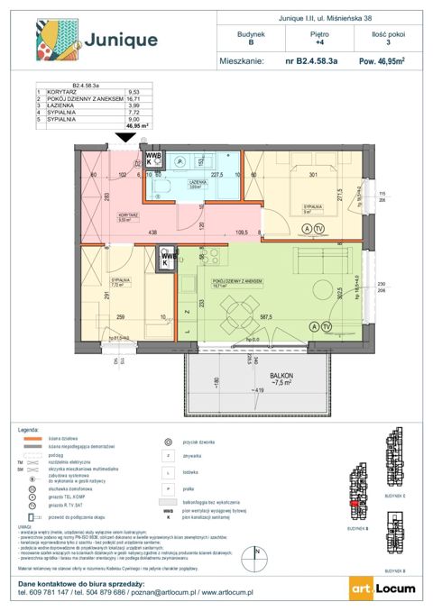 Plan 3 pok. 47m²
