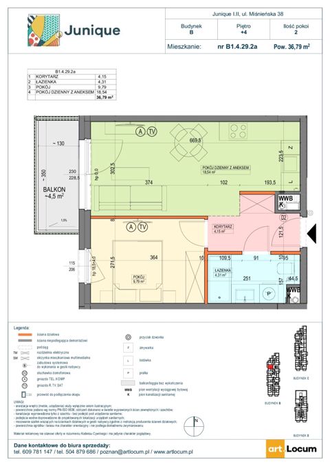 Plan 2 pok. 37m²
