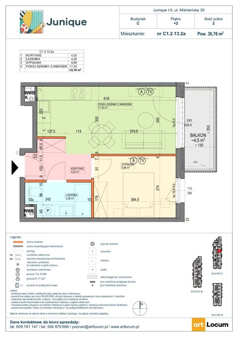 Plan 2 pok. 36m²