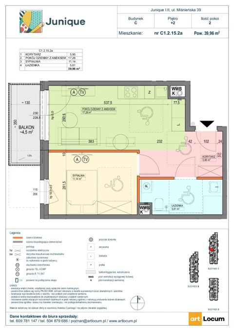 Plan 2 pok. 40m²