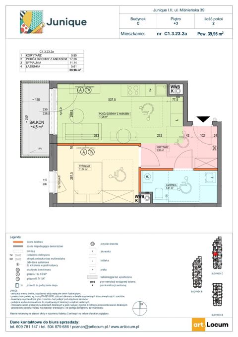 Plan 2 pok. 40m²