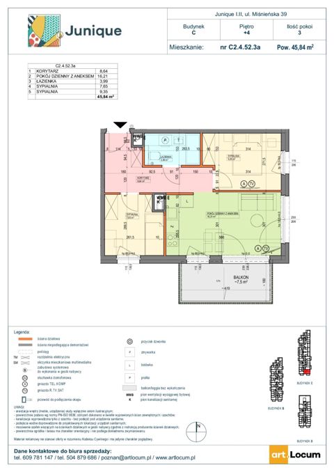 Plan 3 pok. 46m²