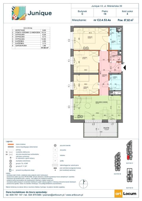 Plan 4 pok. 68m²