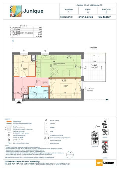Plan 3 pok. 49m²